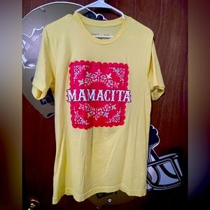 Vibrant Pierce & Pine Yellow Mamacita Tshirt